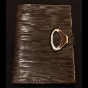 Louis Vuitton note book with box and dust bag